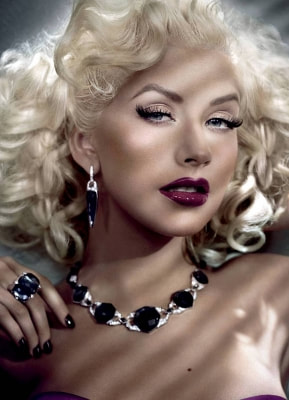 Christina Aguilera as Marilyn Monroe - Publicist & Columnist Dianna Prince