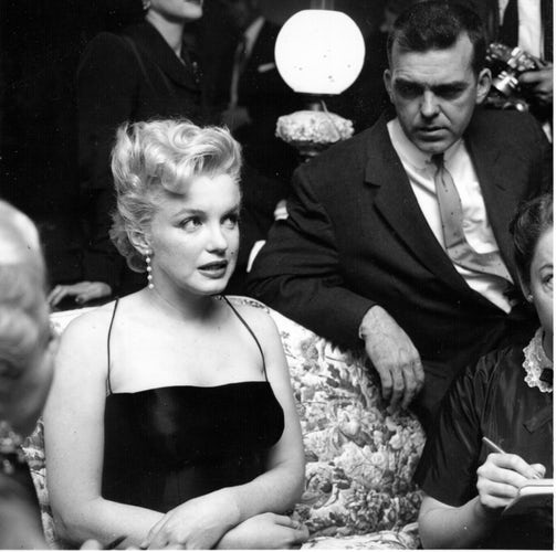 Rare Images of Marilyn Monroe - Publicist & Columnist Dianna Prince